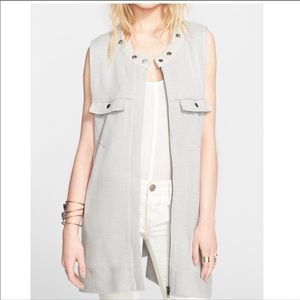 Free People Highway Zip up Vest